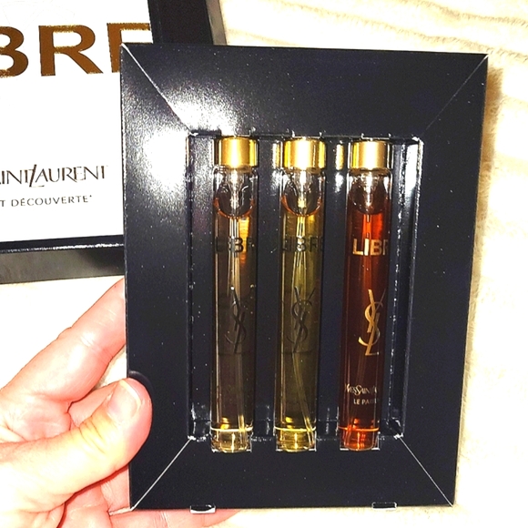 NWT YSL BEAUTY LIBRE DISCOVERY SET 3 BOTTLES EDF EDP 0.3 oz 10 ml PERFUME BEAUTE - Picture 4 of 11